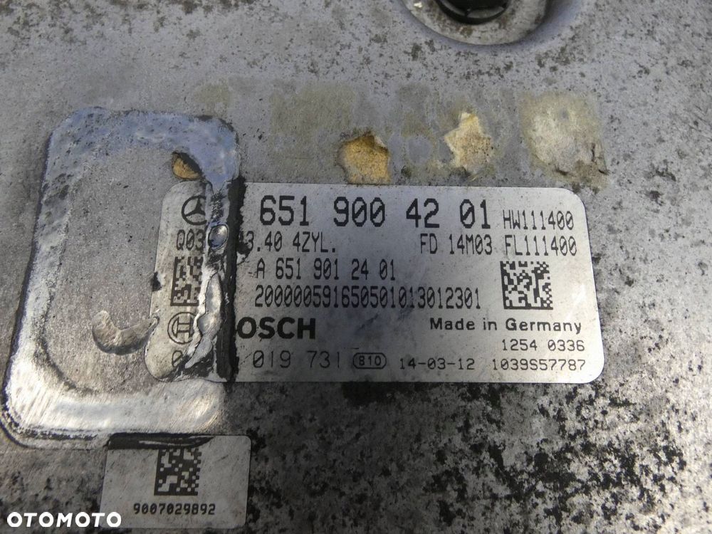MERCEDES ML W166 2.2 CDI KOMPUTER STEROWIK SILNIKA ECU - 2