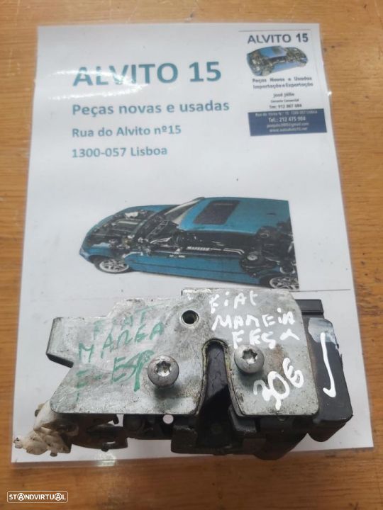 Fechadura frente esquerda Fiat Marea - 1