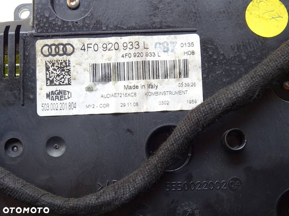 LICZNIK - 491.00 PLN - AUDI A6 Allroad C6 (4FH) 2006 - 2011 3.0 TDI quattro 176 kW [240 KM] olej - 3