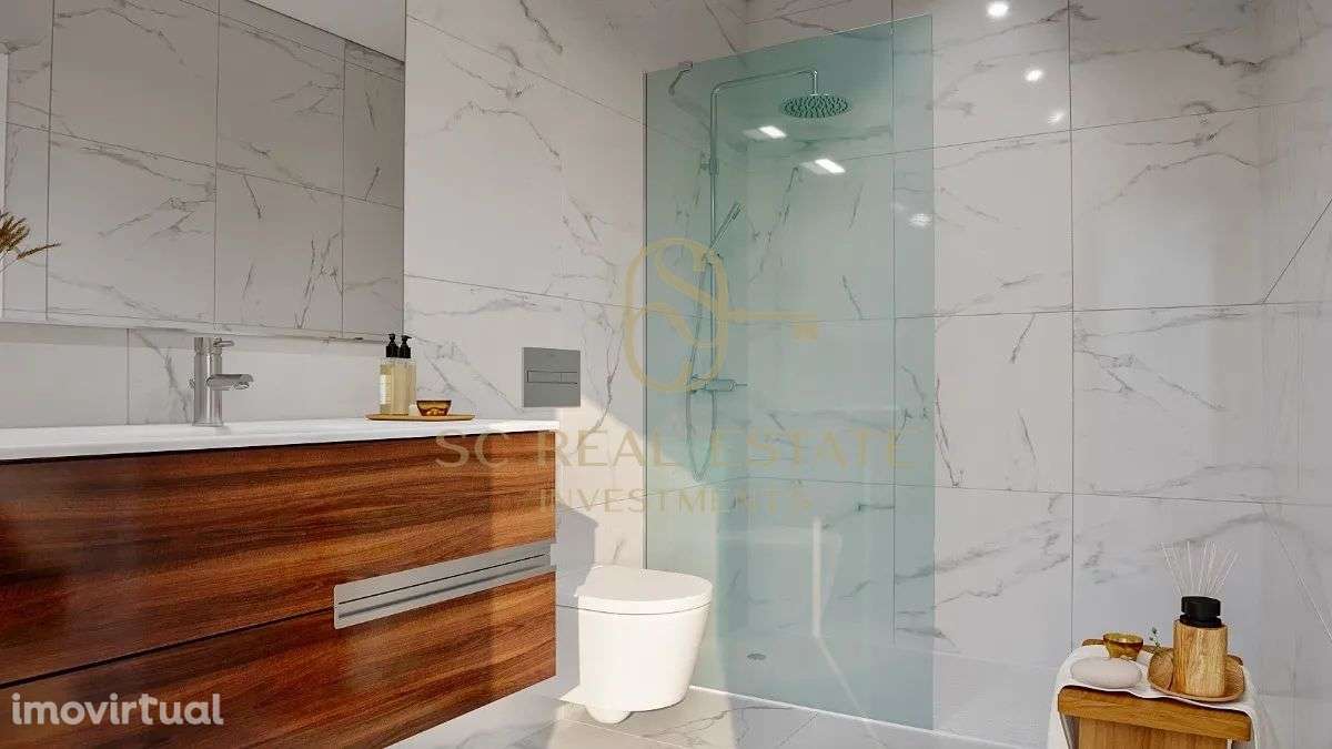 Apartamento T2+1 com terraço, Novo, com dois Lugares de Garagem Maia - Grande imagem: 2/12