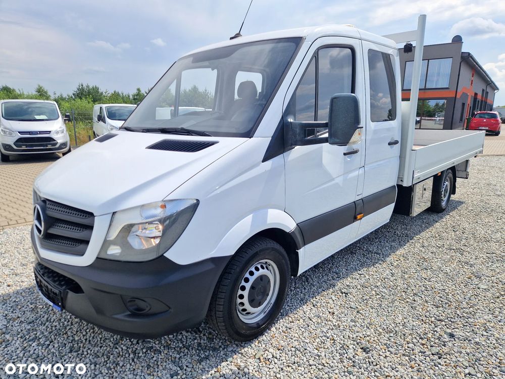 Mercedes-Benz SPRINTER 2,2 CDI 163 KONNA DOKA BRYGADÓWKA 7 OSOBOWA HDS HIAB HANDY 830KG KLIMATRONIK WEBASTO SKRZYNIA 3.5 M GWARANCJA - 2