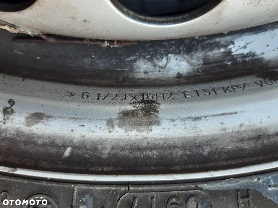 Koła letnie VW T5 T6 7H0 205/65R16C Felgi Stalowe VW T-5 T-6  6,1/2Jx16H2 ET 51 7H0601027D - 8