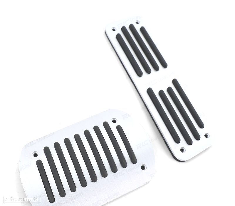 KIT CONJUNTO PEDAIS PARA MERCEDES W124 W202 W203 W204 W210 W211 W163 W164 AUTOMÁTICO DE ALUMÍNIO - 4