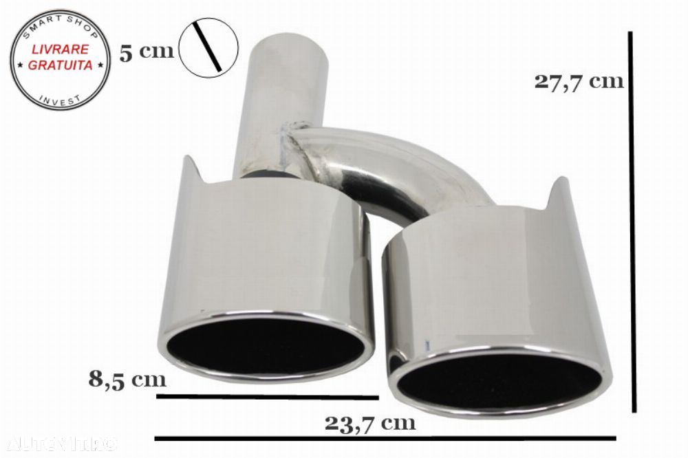 Ornamente evacuare sistemul de evacuare Mercedes C-Class E-Class S-Class CLS SL SL- livrare gratuita - 2