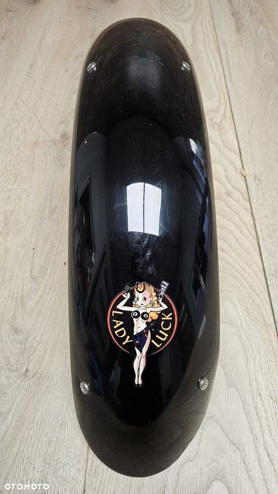 Przedni Błotnik Motocyklowy Metalowy Custom Retro - 3