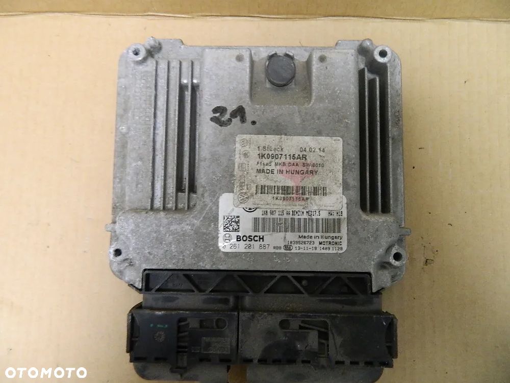 KOMPUTER STEROWNIK SILNIKA Volkswagen 0261201887 - 1