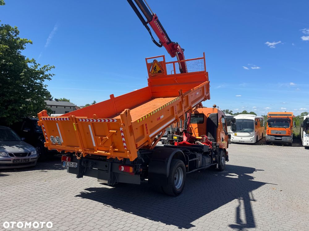 Renault Midlum 240DXi Wywrotka 3str HDS Fassi SPECJALNY Czołownica Solarka Piaskarka - 7