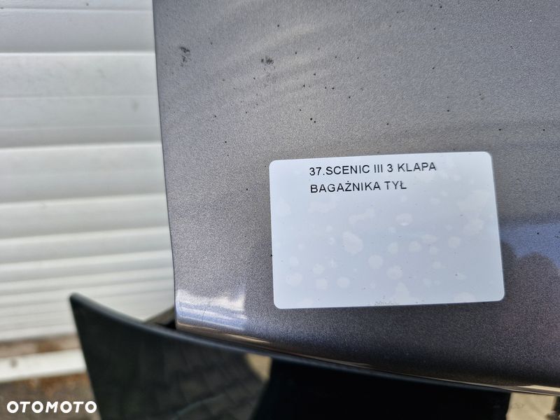 renault grand scenic iii 3 klapa bagażnika tył tylna - 3