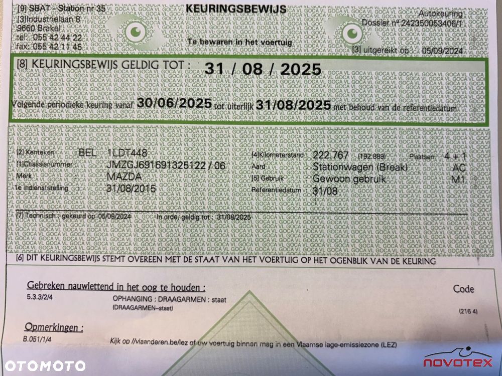 Mazda 6 2.2 D Skypassion I-ELoop - 24