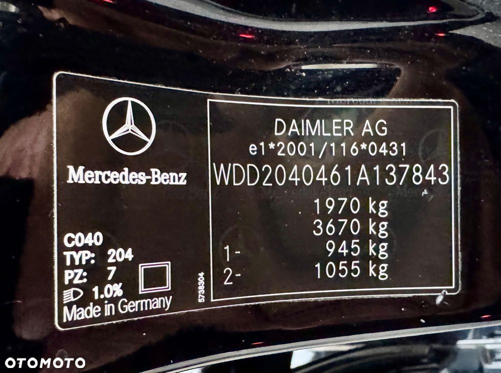 Mercedes-Benz Klasa C 180 BlueEFFICIENCY 7G-TRONIC Avantgarde - 26