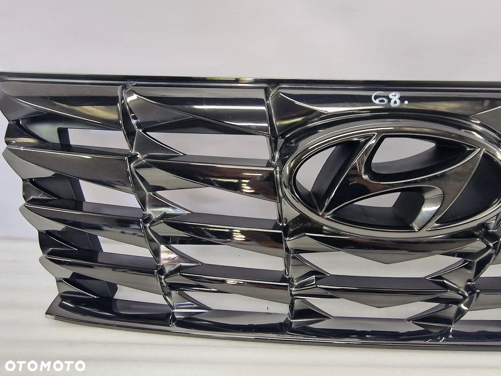 HYUNDAI TUCSON IV 20- CIEMNY CHROM ATRAPA / GRILL PRZEDNI PRZÓD BEZ KAMERY , NR 86351-N7100 , NR AUKCJI GR68 - 6