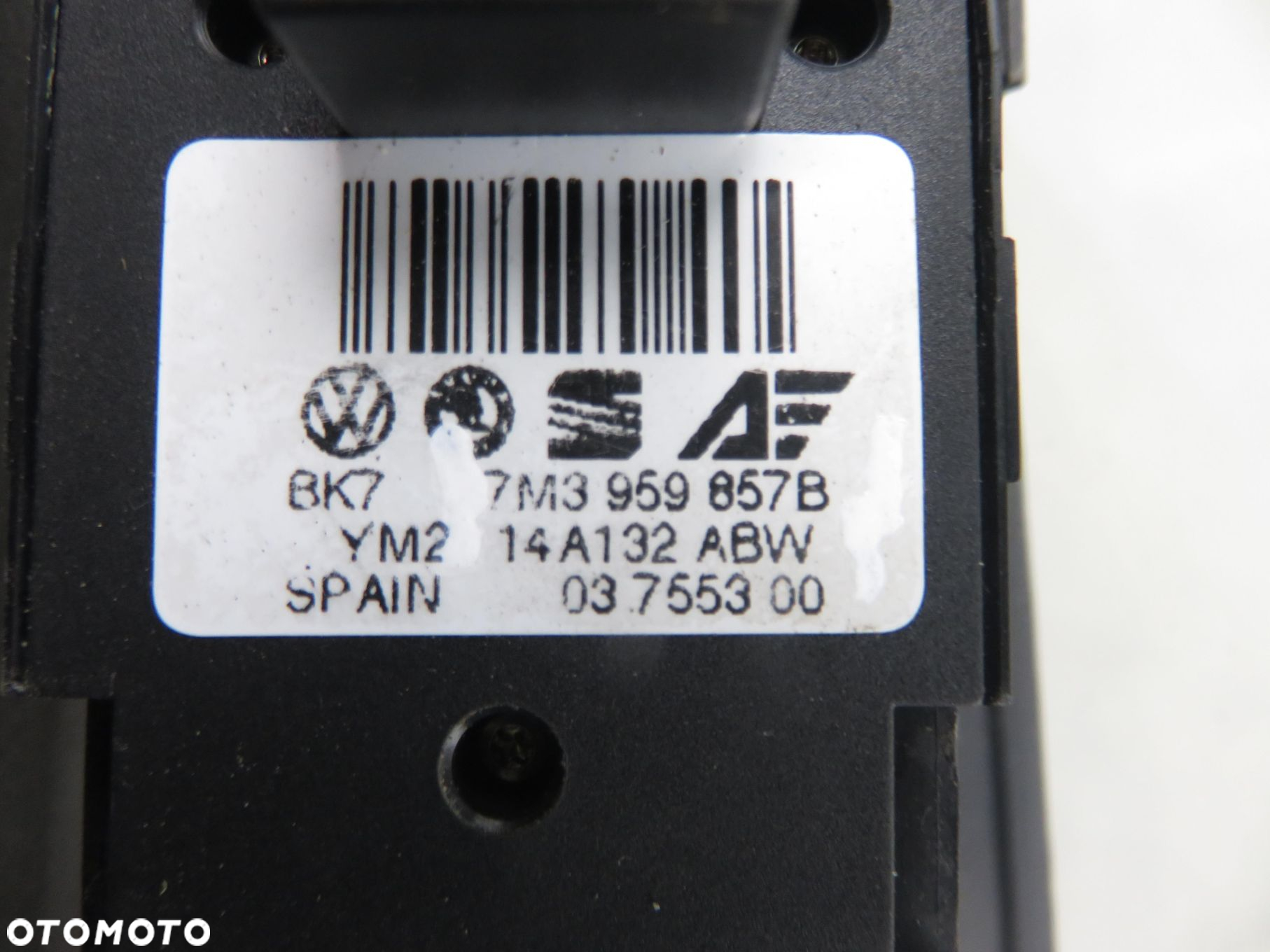 PANEL SZYB VW SHARAN I 7M3959857B YM2114A1321ABE - 2