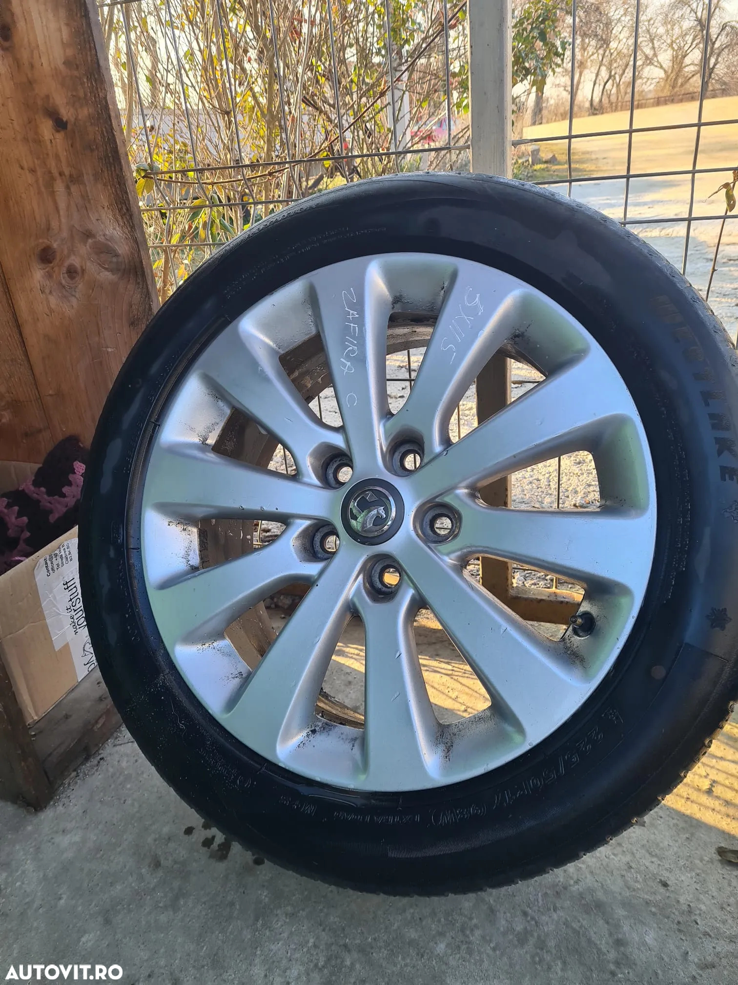 Janta aluminiu de rezerva  cu cauciuc 5×115 Opel Zafira C ,225/50/17 - 3