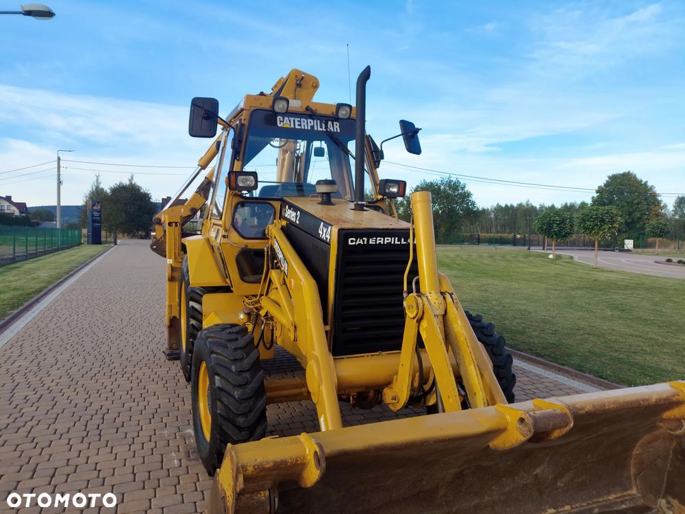 Caterpillar 428B , KOPARKO-ŁADOWARKA  , NOWE OPONY , Z FIRMY PAŃSTWOWEJ , STAN SUPER - 17