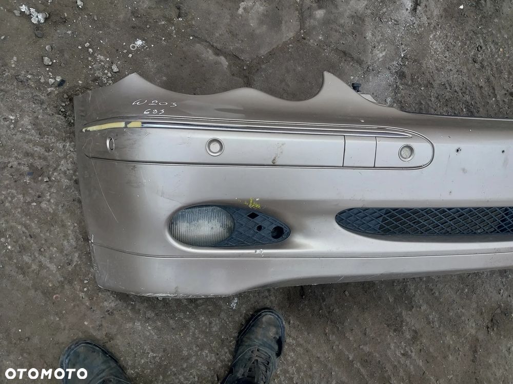 Zderzak przód tył kompletne czujniki PDC absorbery Mercedes Benz C klasa W203 sedan kolor 693 - 4