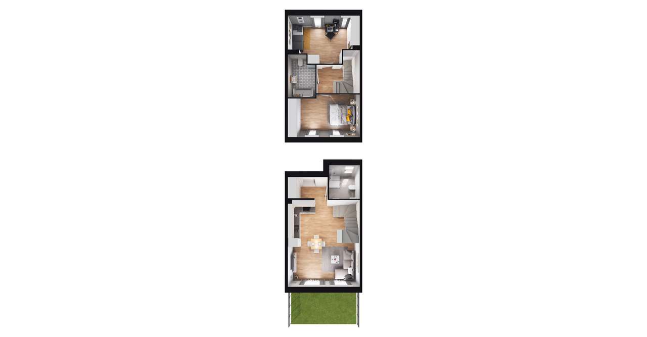 3-pokojowy dom 72m2 + ogródek Bez Prowizji - Pełny obrazek: 3/11