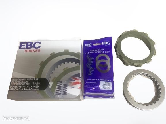 kit embraiagem ebc cbr 600rr 2003 - 2021 cbf 600 n 2008 - 2011 hornet cb 600f 2007 - 2013 - 1