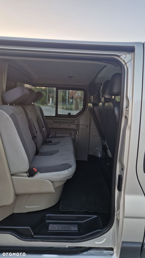 Renault TRAFIC L2H1 Długi Klima Elektryka Kamera Tempomat Dubel Kabina 6os Brygadówka - 14