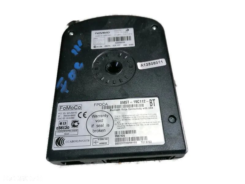 FORD FOCUS MK3 III 12r MODUŁ BLUETOOTH 8M5T19C112CT - 1