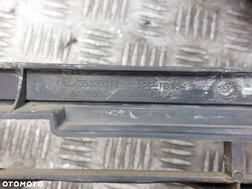 KRATKA ZDERZAKA PRZÓD KOMPLET FIAT PUNTO II LIFT 735320216 735320214 - 7