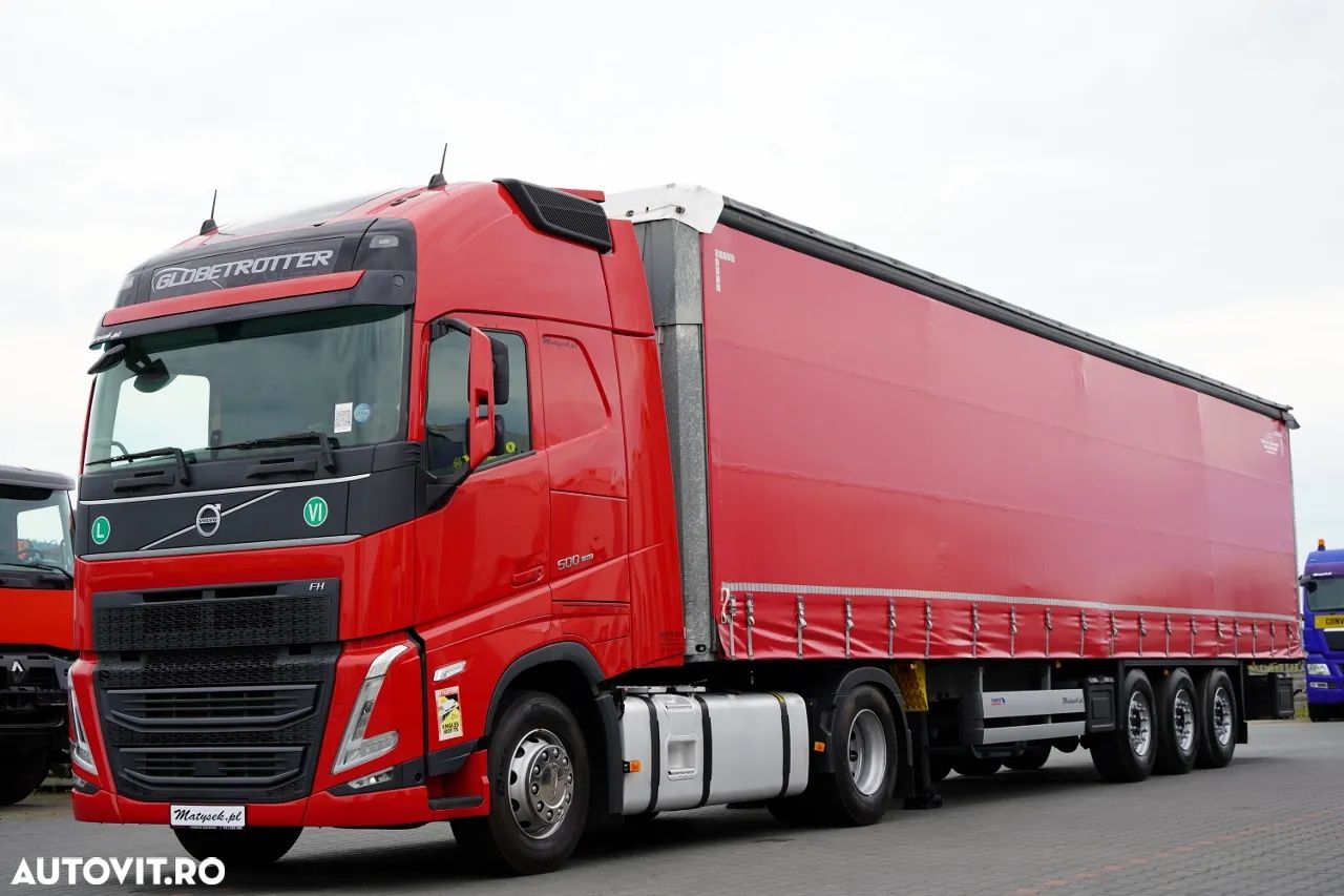 Volvo FH 500 / I-SAVE / XXL / I-PARK COOL / MODEL NOU / ANVELOPE 100% / + CORTINĂ STANDARD SCHMITZ / PUNTE RABATABILĂ / ACOPERIȘ RABATABIL / 2022 / DUPĂ CONTRACTUL DE SERVICE GOLD - 1