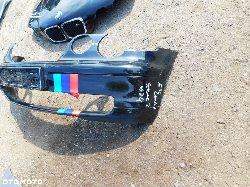 BMW E46  compact zderzak kolor schwarz 2 nr 5474 WYSYŁKA - 3