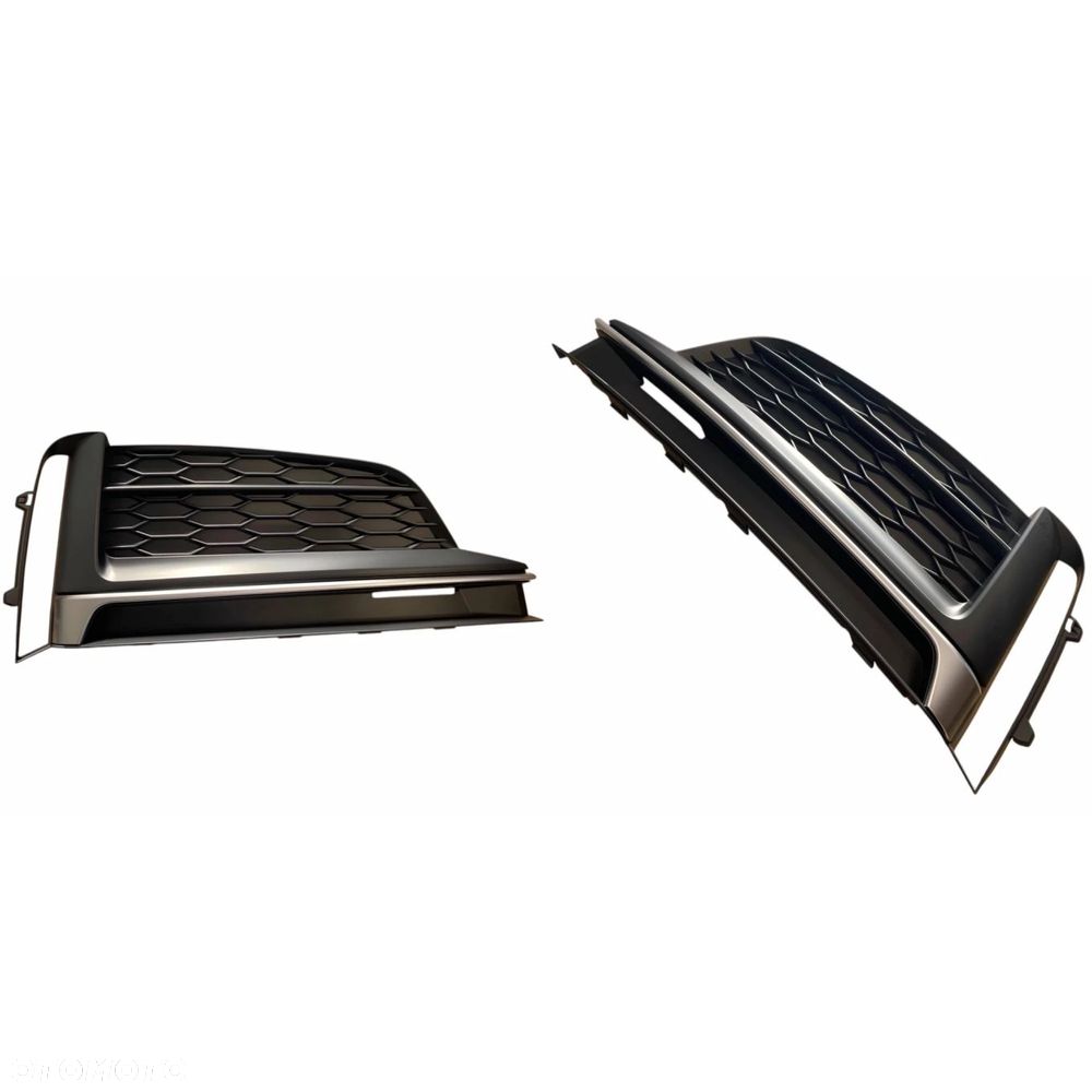 KPL x2 Kratka zderzaka PRAWA LEWA atrapa Audi A5 8W6 16-19 S-Line chrom - 1