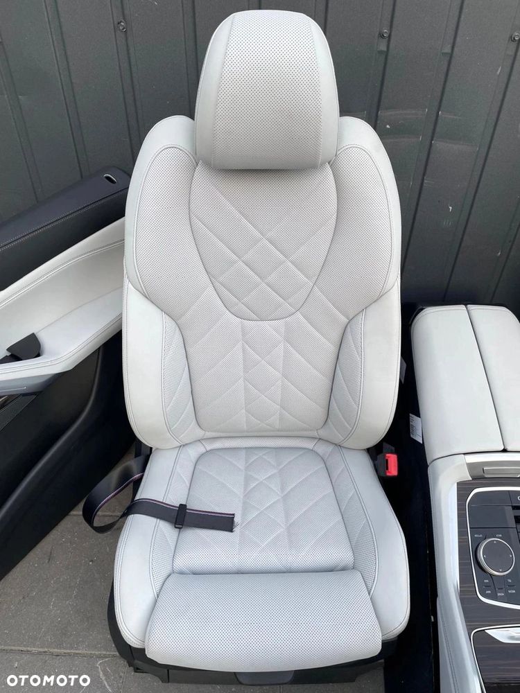 FOTELE TAPICERKA BOCZKI KANAPA TUNEL BMW X6 G06 SENSAFIN SILVERSTONE GRZANE - 4