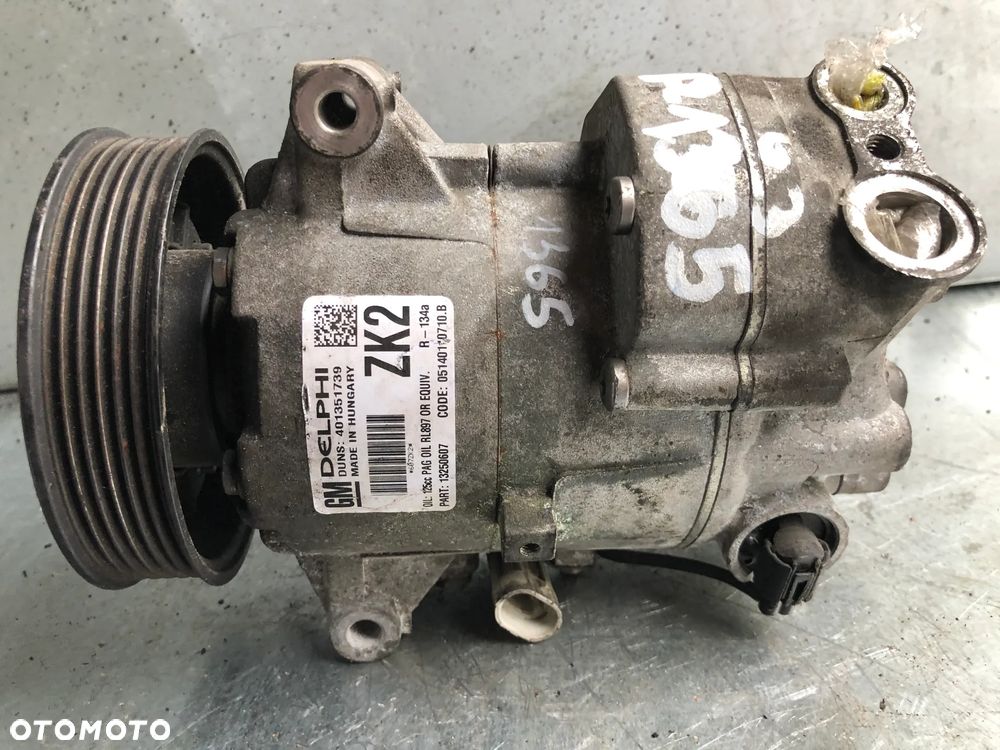 P-1365. Kompresor Sprężarka Klimatyzacji 6PK 13250607 Opel Astra J Insignia 1.7 , 2.0 Cdti- Wysyłka