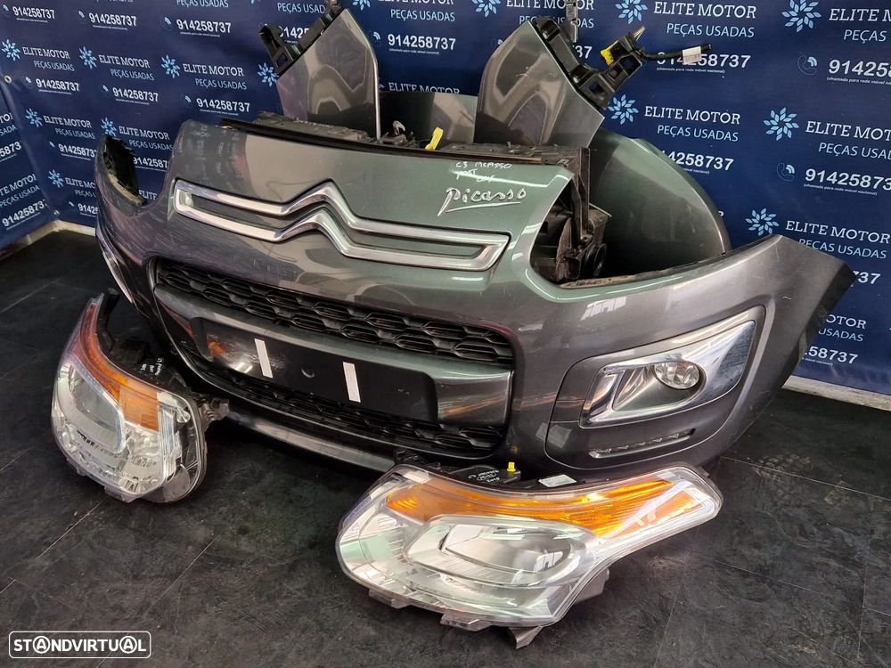 Frente completa usada CITROEN C3 PICASSO 2015 1.6 HDI capot parachoques guardalamas oticas radiadores - 1