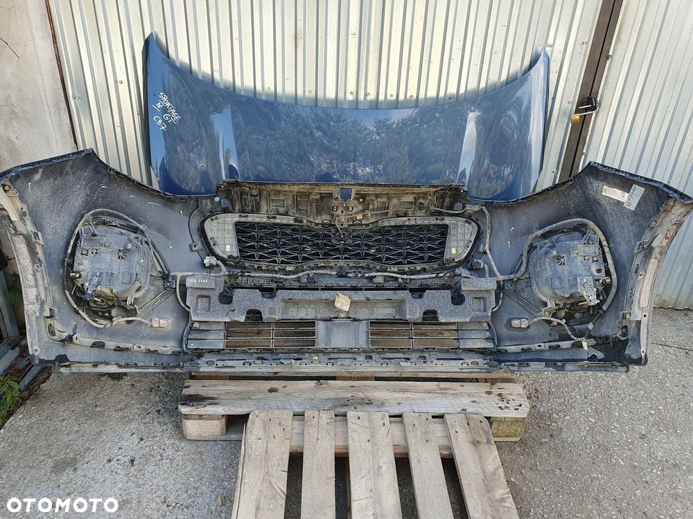 KIA SPORTAGE IV GT ZDERZAK MASKA 2X BŁOTNIK 2X LAMPA CB7 - 15