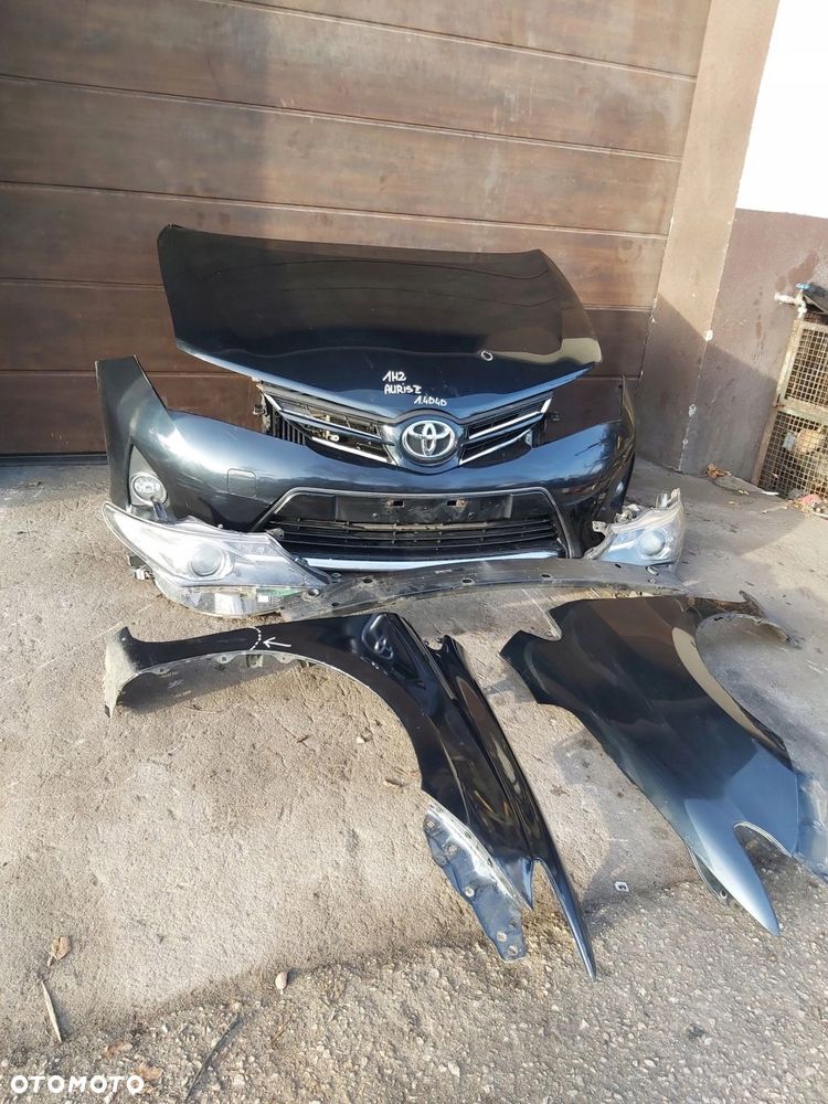 Toyota Auris II zderzak maska błotnik chłodnica pas przedni kompletny przód - 5