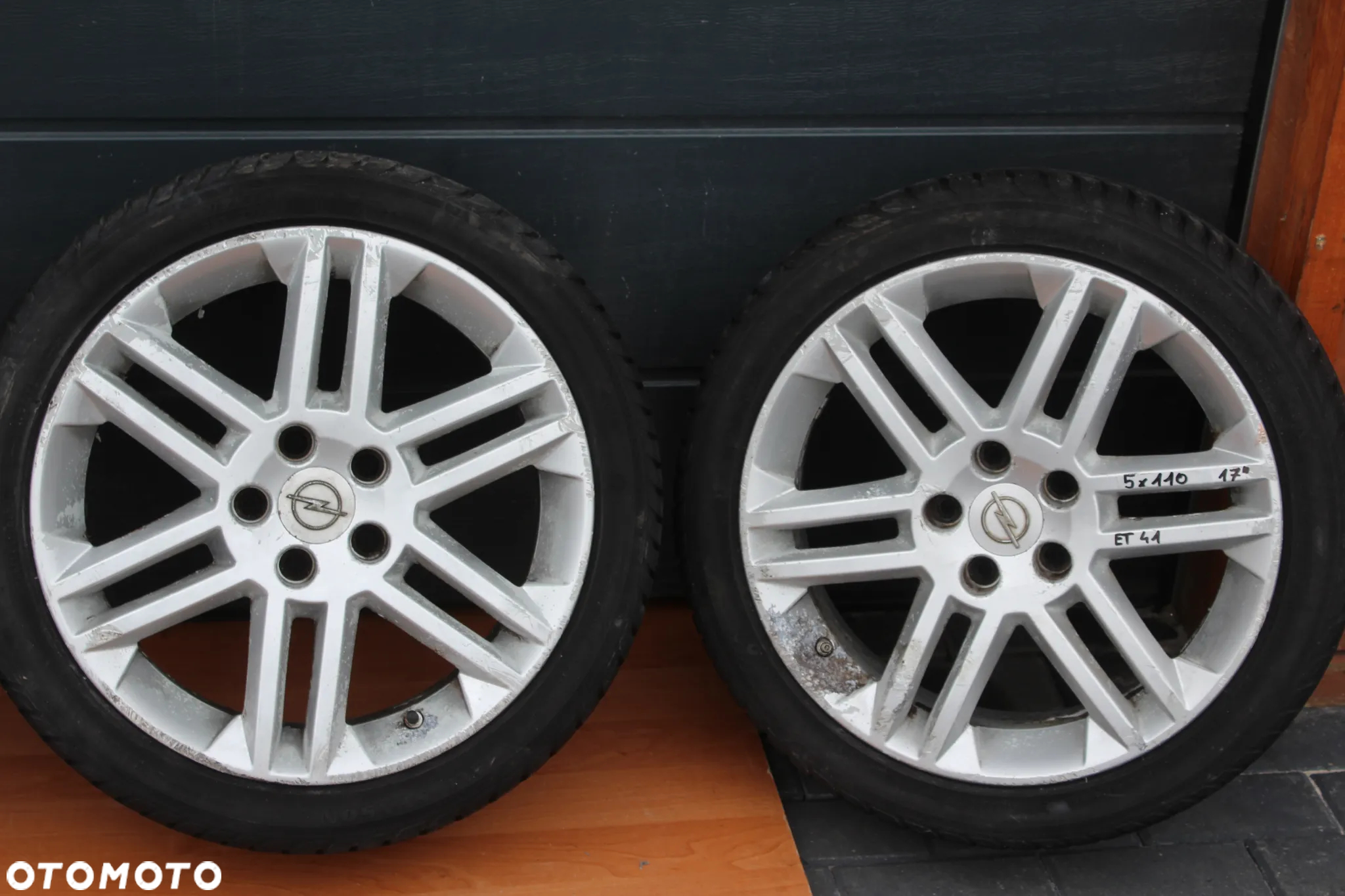 KOŁA FELGI ALUMINIOWE OPONY OPEL VECTRA C ASTRA H ZAFIRA B SIGNUM 17" 5x110 ET41 - 2
