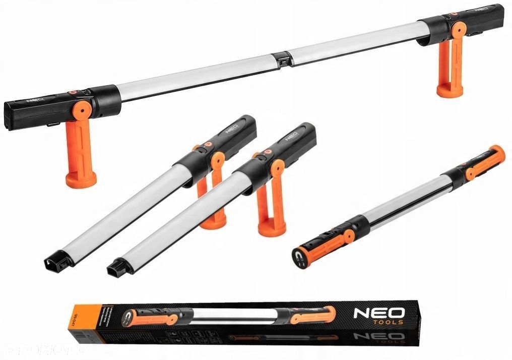 NEO LAMPA WARSZTATOWA AKUMULATOROWA 2x350LM ROZKŁADANA  ŁADOWARKA 99-047 - 1