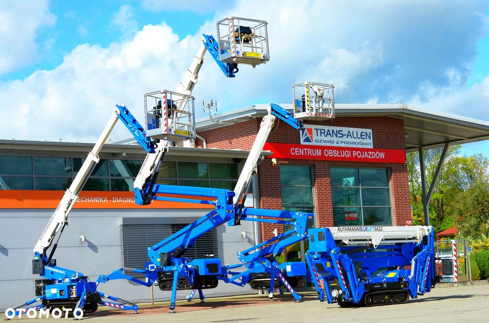Ruthmann Bluelift SA22 Podnośnik gąsienicowy 22m Pająk na gąsienicach 22m Podnośnik terenowy gąsienice Zwyżka 4x4 Od Wyłącznego Dealera w Polsce - 9