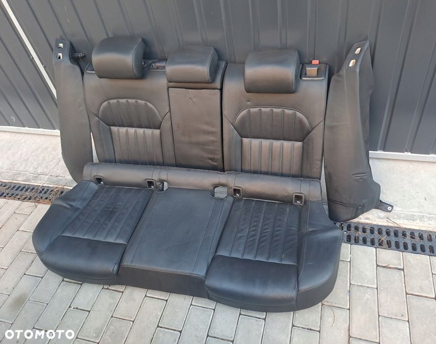 skoda superb 3v iii fotele środek kanapa czarna skóra europa kombi - 6