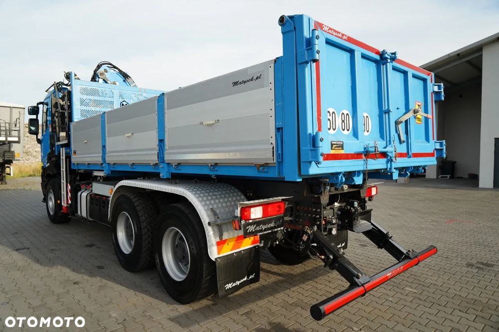 Renault C 430 / 6X4 / WYWROTKA 5.5 M + HDS ATLAS 240.2 A5 / WYSIĘG 14.5 M / MAX UDŹWIG 4520 KG / STEROWANIE RADIOWE / ROTATOR / WIDŁY DO PALET / 2020 ROK - 16