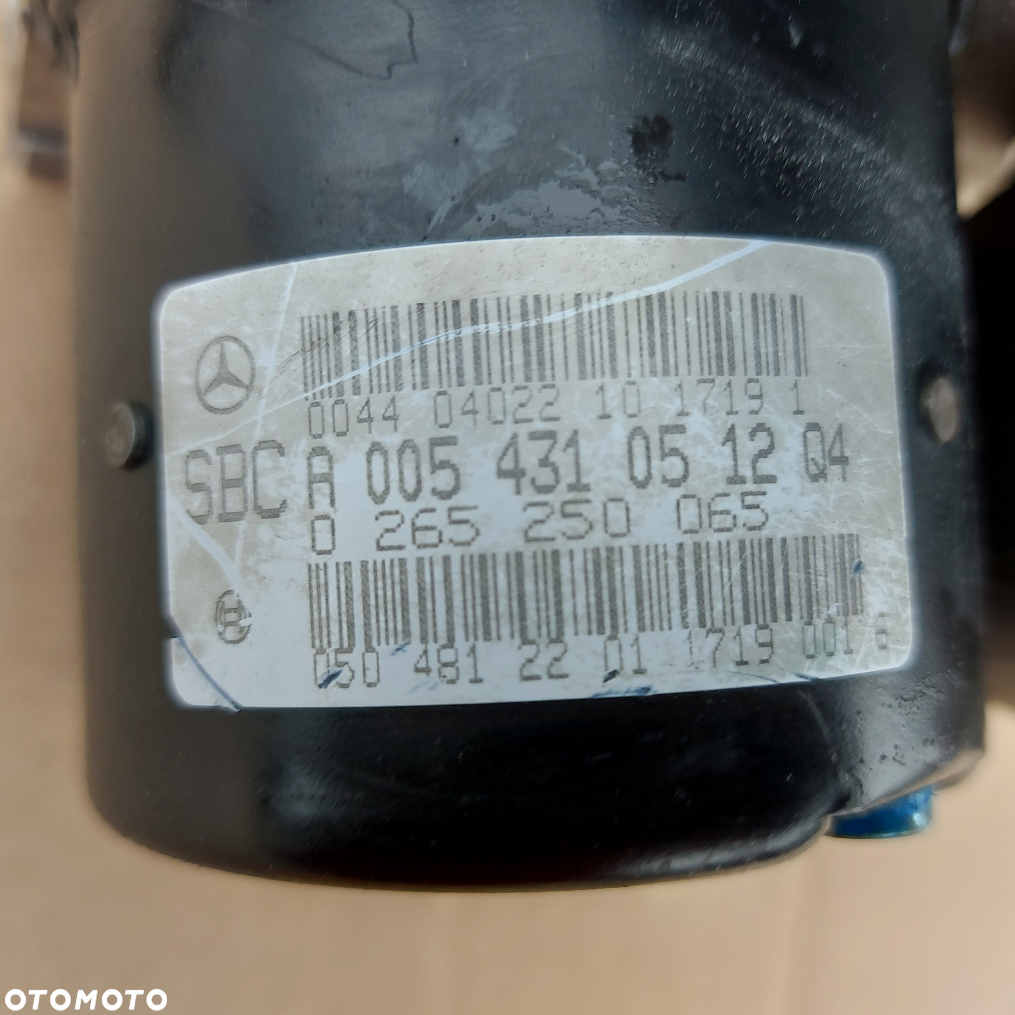 POMPA HAMULCOWA ABS SBC MERCEDES E W211 ORYGINAL DEMONTAZ PO REGENERACJI 0054310512 - 10