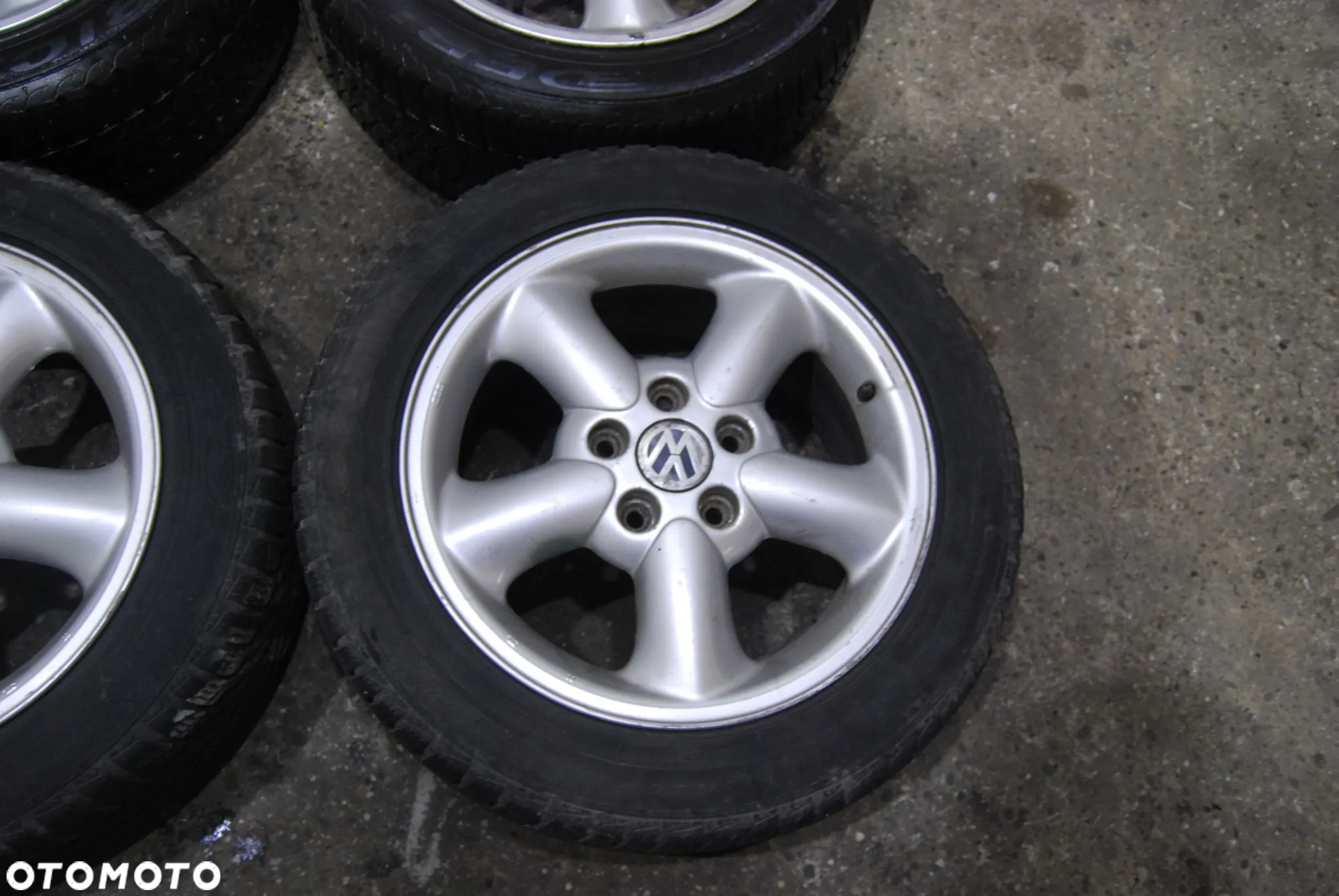 KOŁA FELGI ALUMINIOWE BBS 7M0601025G 5X112 7J ET59 205/55R16 OPONY ZIMOWE VW SHARAN MK I LIFT SEAT SKODA AUDI - 3