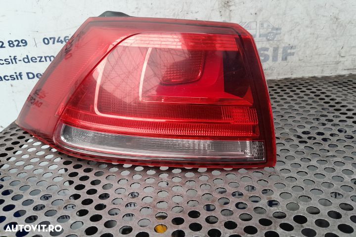 Lampa / Tripla stop stanga pe aripa Volkswagen VW Golf 7 [2012 - 2017 - 2