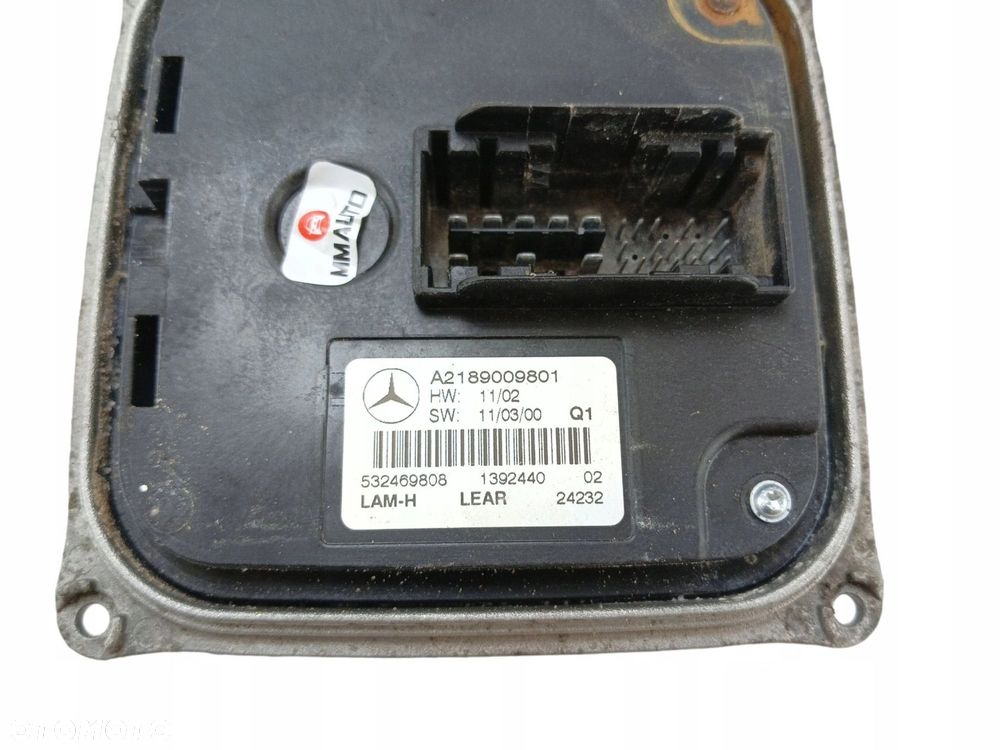 PRZETWORNICA MODUŁ LED MERCEDES CLS X218 (2012-2014) 3.0 CDI 265KM 2189009801 - 3