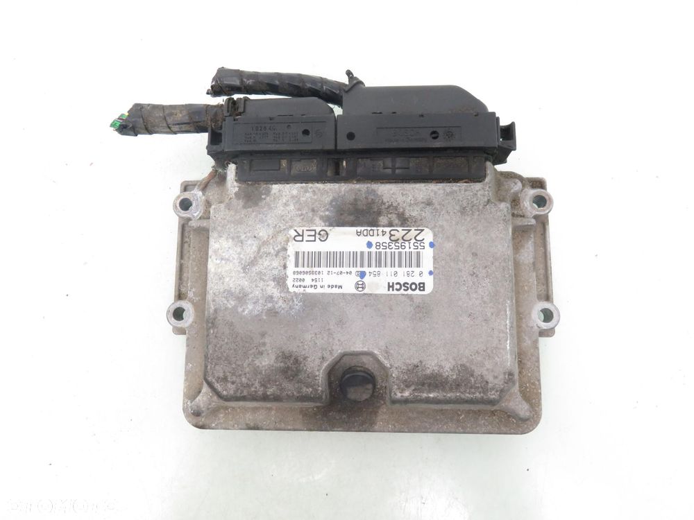 STEROWNIK FIAT DOBLO I 1.9 JTD 55195358 0281011854 - 1