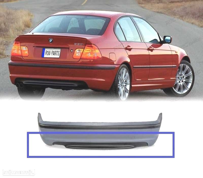 DIFUSOR BMW E46 BERLINA 01-05 LOOK M TECH - 1