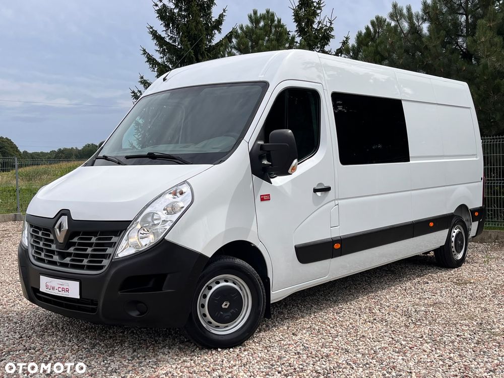 Renault Master L3H2 2.3dCi 130KM, Brygadówka/Doka 6-cio Osbowa, Klima, Tempomat, WEBASTO, Salon Polska, Pierwszy Właściciel, FV 23%, Bardzo Zadbany !!! - 3