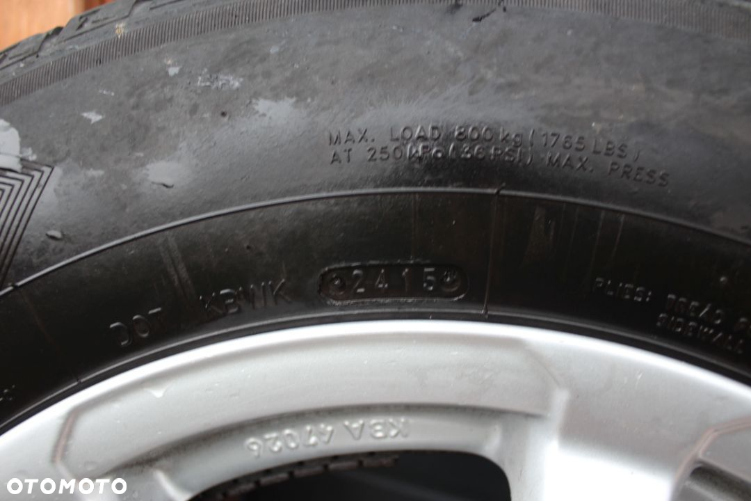 KOŁA FELGI ALUMINIOWE OPONY ZIMA 215/70 OPEL  16"  ET46 - 11