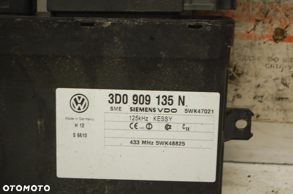 MODUŁ KESSY 3D0909135N VW TOUAREG I PORSCHE - 3