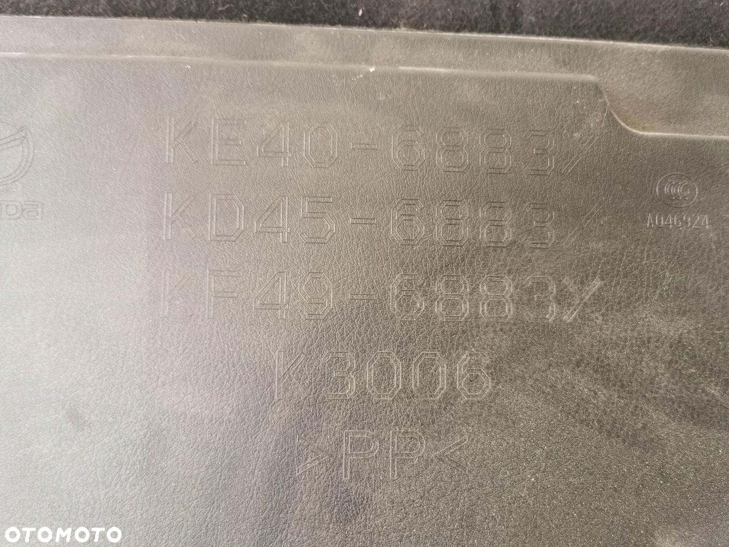PODŁOGA BAGAŻNIKA MAZDA CX-5 CX5 KE40-6883 - 3