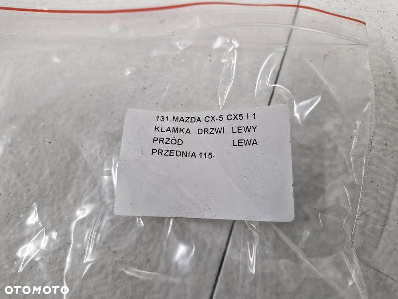 MAZDA CX-5 CX5 I 1 KLAMKA DRZWI LEWY PRZÓD LEWA PRZEDNIA - 12