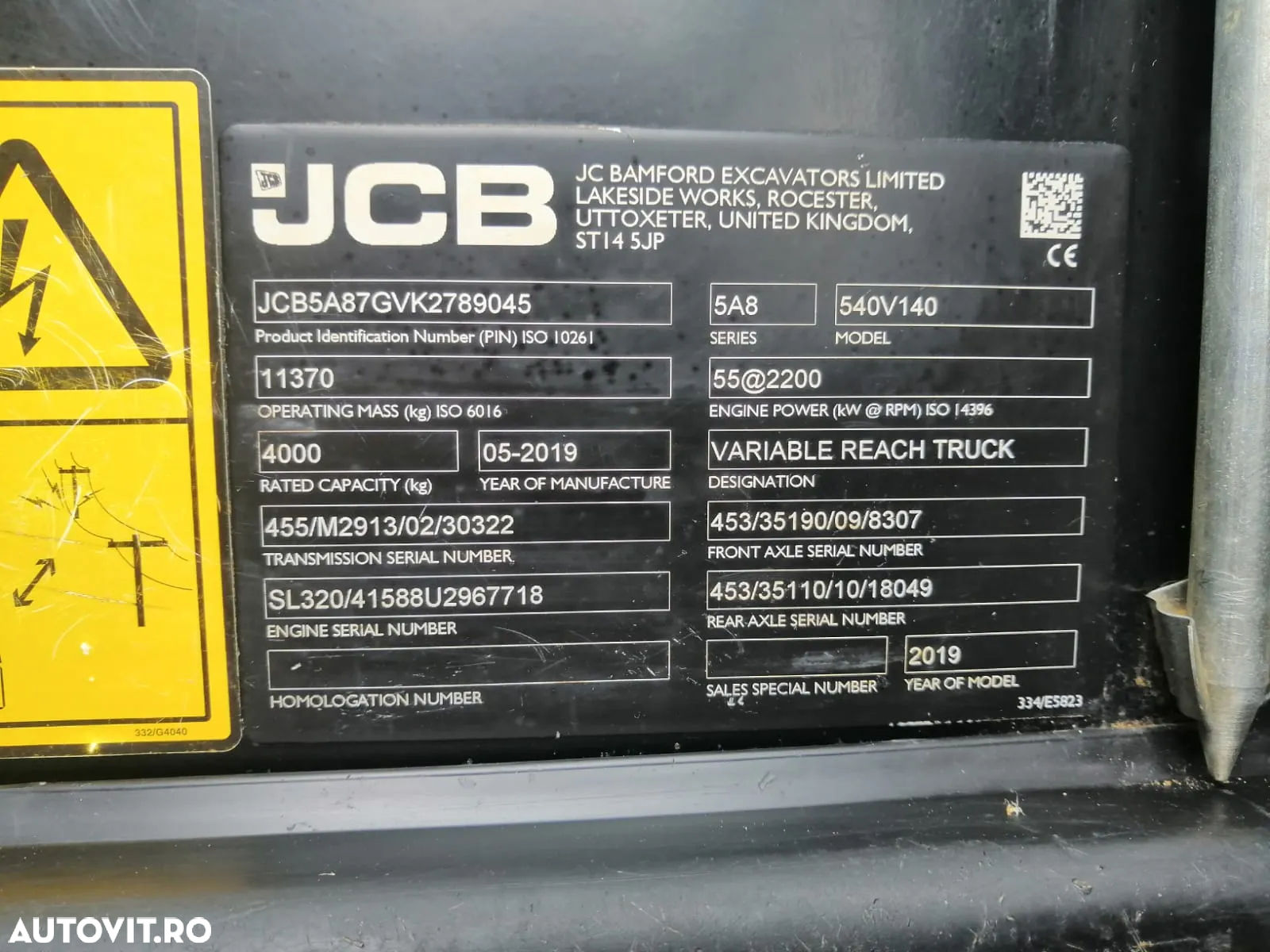 JCB 540-140 Incarcator Telescopic/Teleskoplader, 4x4x4, Top !!! - 31