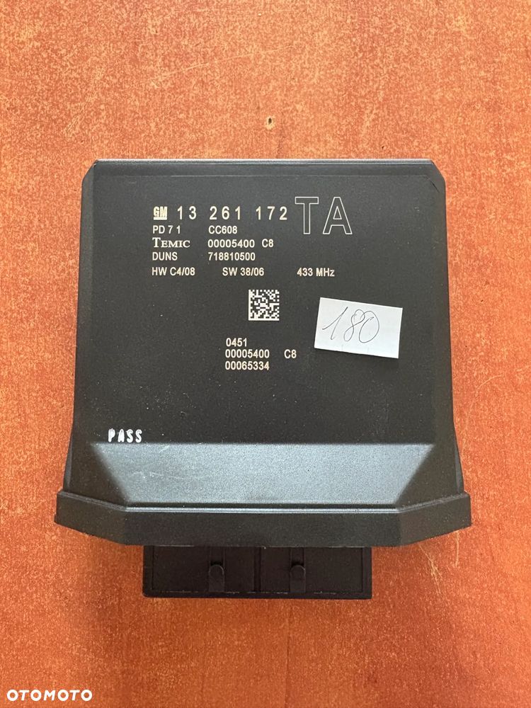 OPEL ASTRA 3 H ZAFIRA B MODUŁ KEYLESS 13261172TA - 1